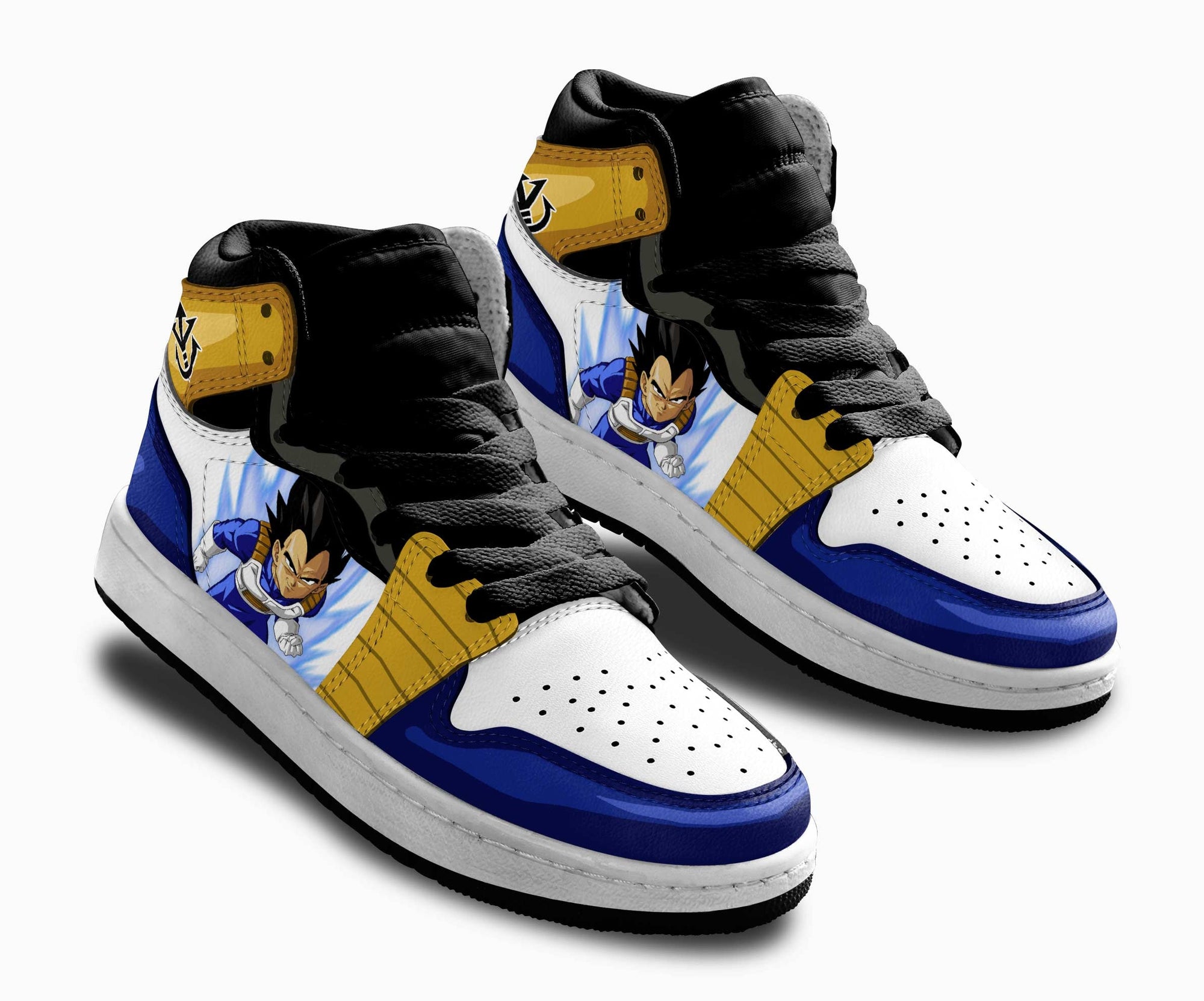 Vegeta Kids Sneakers Custom Dragon Ball Anime Shoes For Kids