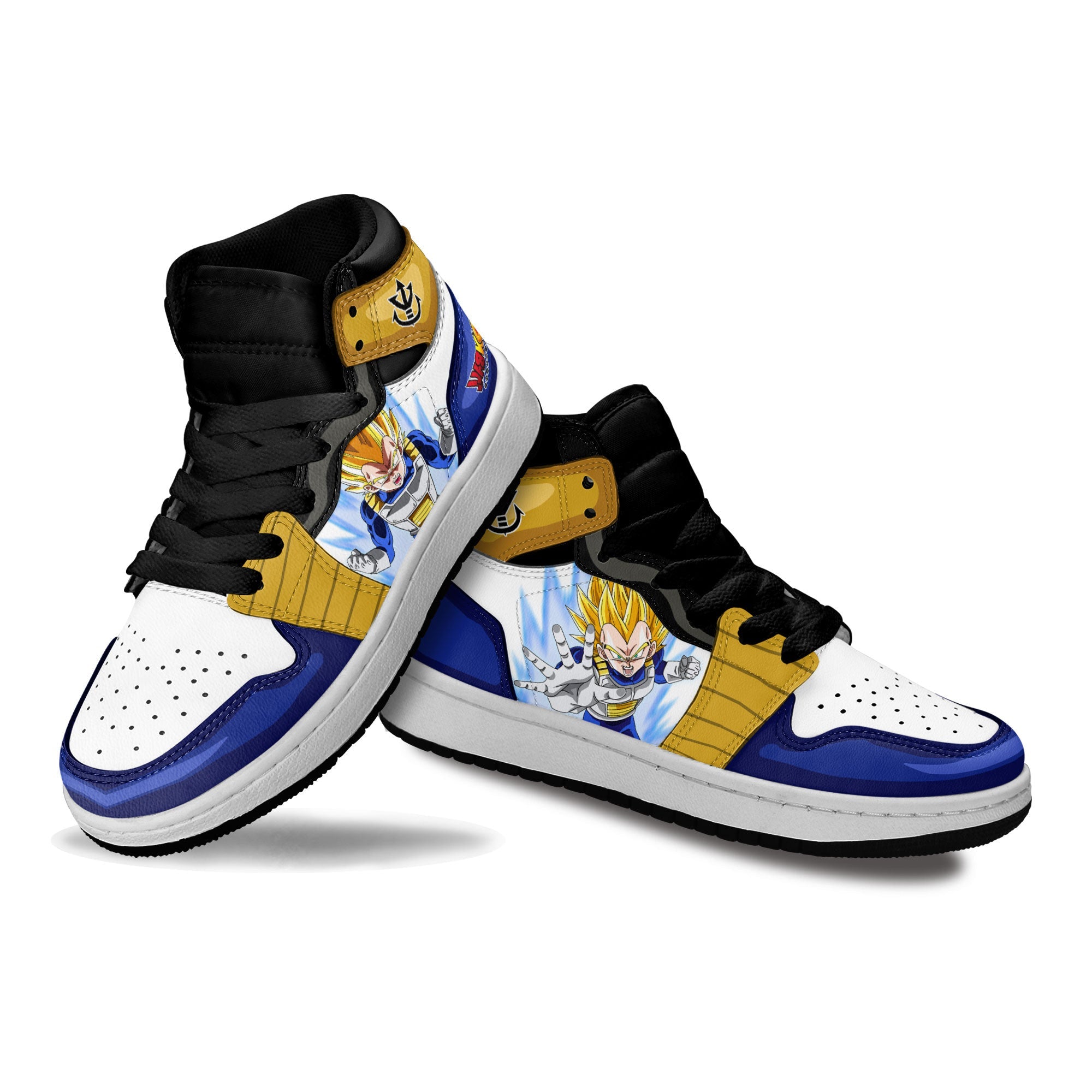 Vegeta Super Saiyan Kids Sneakers Custom Dragon Ball Anime Shoes For Kids