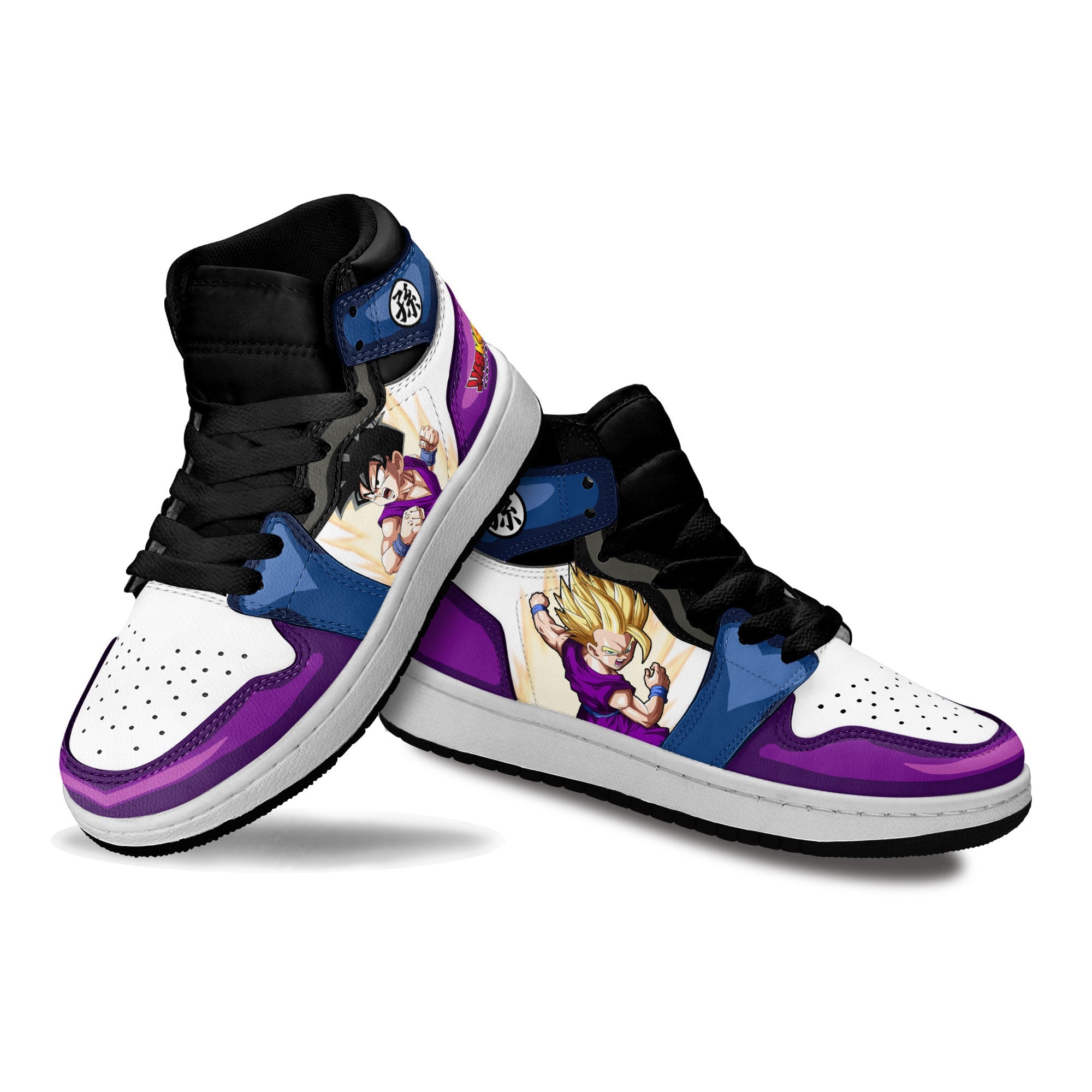 Kid Gohan Kids Sneakers Custom Dragon Ball Anime Shoes For Kids