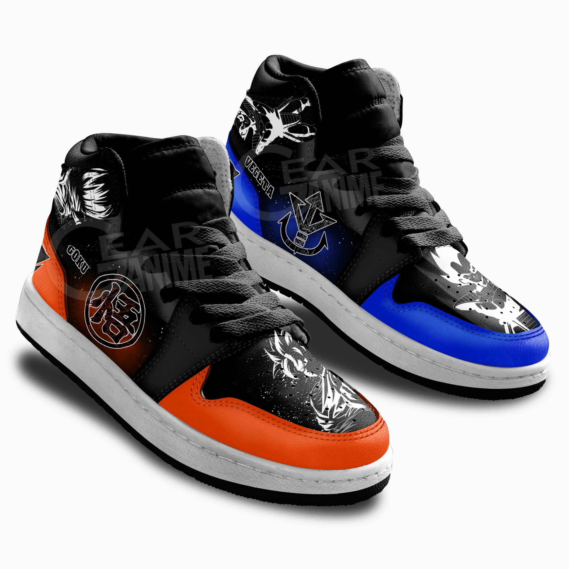 Vegeta and Goku Kids Sneakers Dragon Ball Anime Shoes For Kids