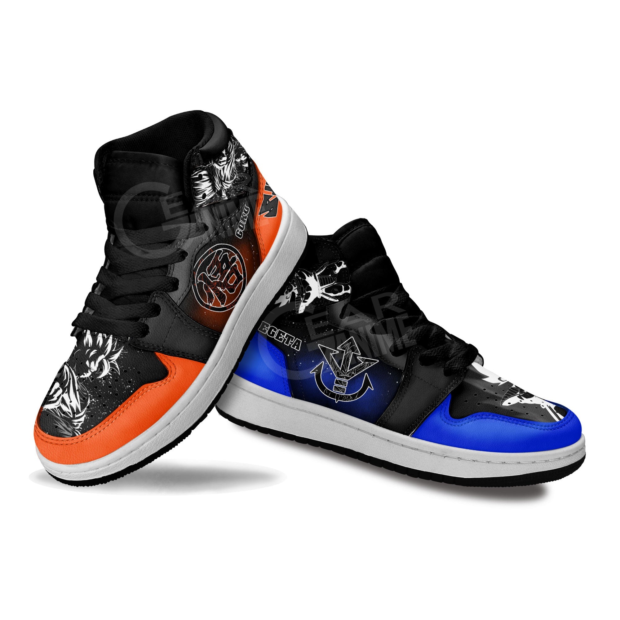 Vegeta and Goku Kids Sneakers Dragon Ball Anime Shoes For Kids