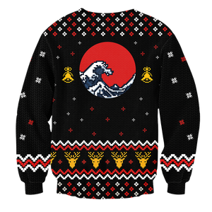 Learn Japanese Christmas Unisex Wool Sweater