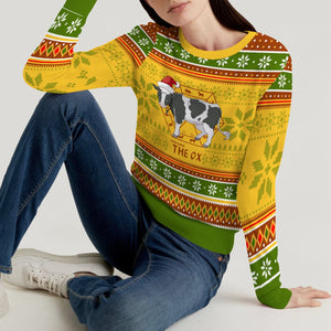 Haru the Ox Unisex Wool Sweater