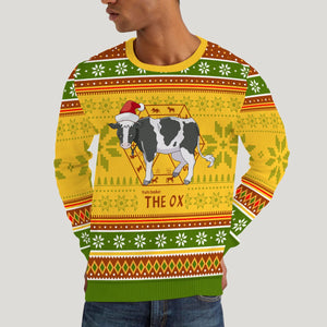 Haru the Ox Unisex Wool Sweater