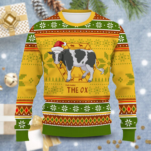 Haru the Ox Unisex Wool Sweater