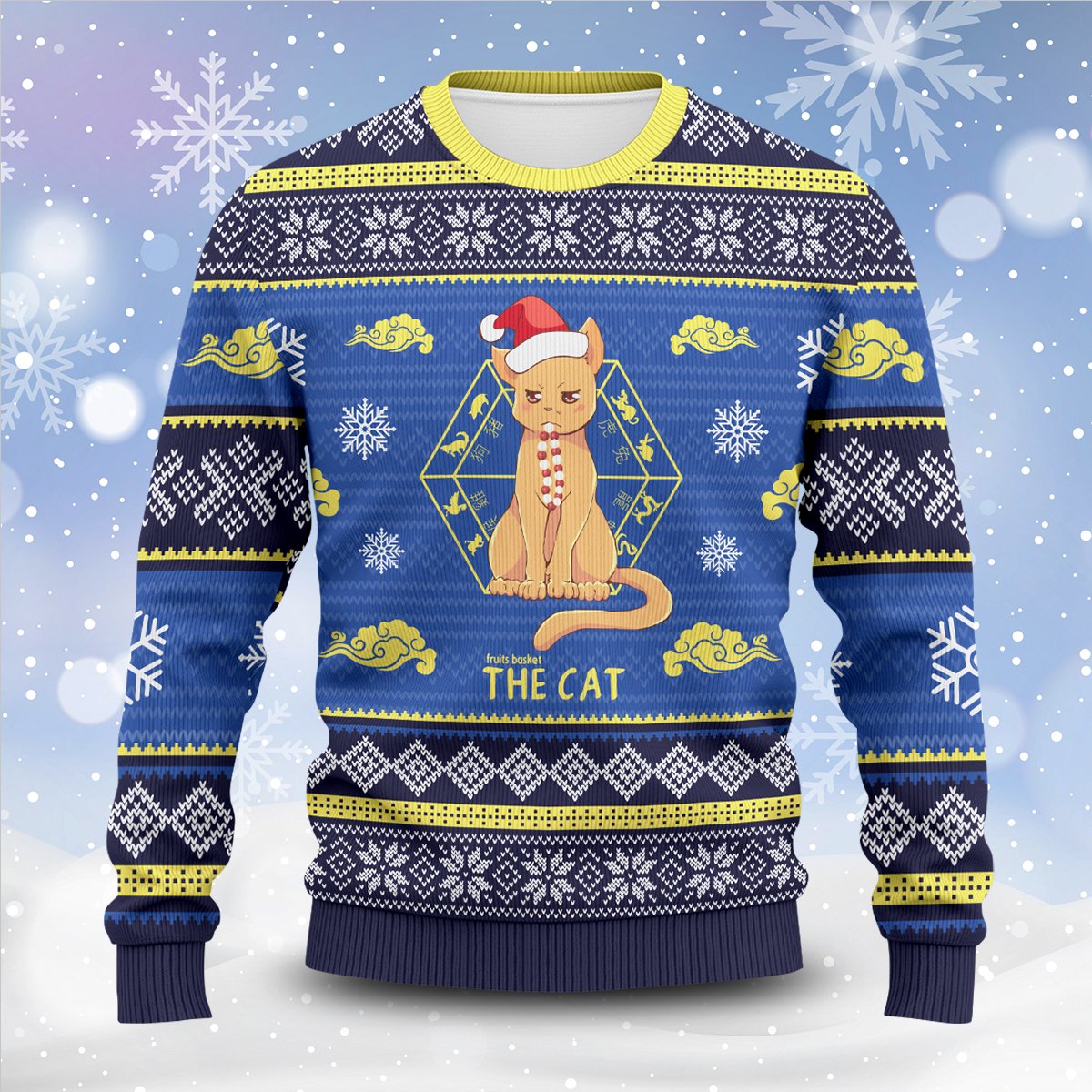 Kyo the Cat Unisex Wool Sweater