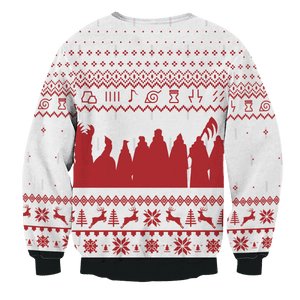 Akatsuki White Christmas Unisex Wool Sweater