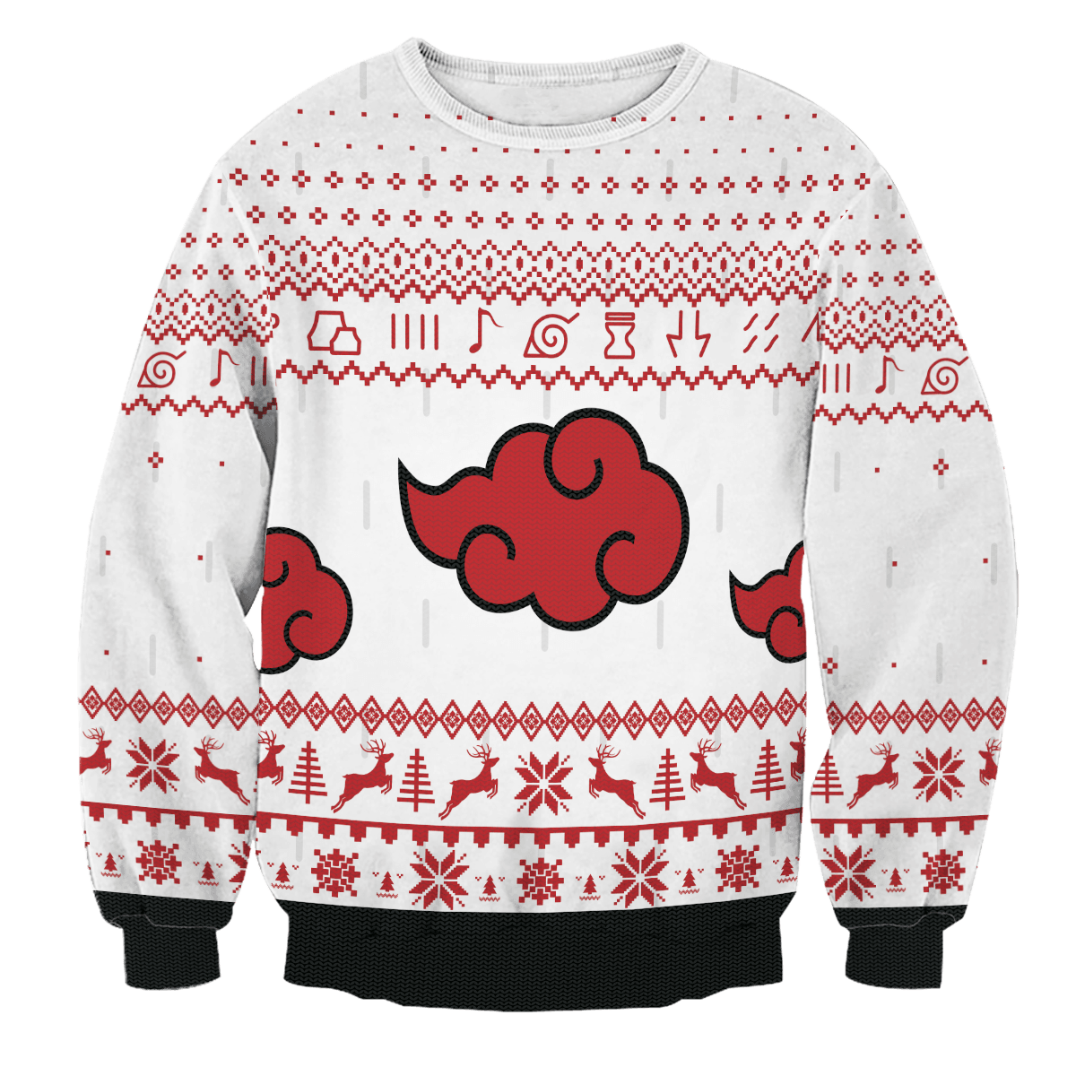 Akatsuki White Christmas Unisex Wool Sweater