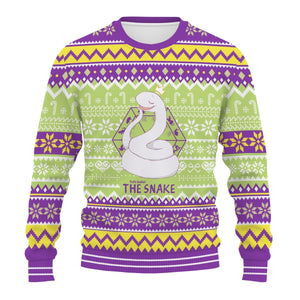 Ayame the Snake Unisex Wool Sweater