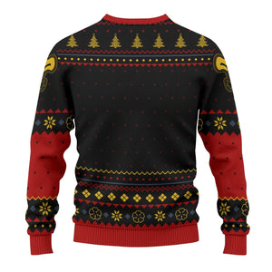 Black Bull Xmas Unisex Wool Sweater