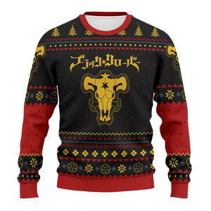 Black Bull Xmas Unisex Wool Sweater