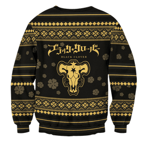 Black Clover Christmas Unisex Wool Sweater