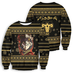 Black Clover Christmas Unisex Wool Sweater