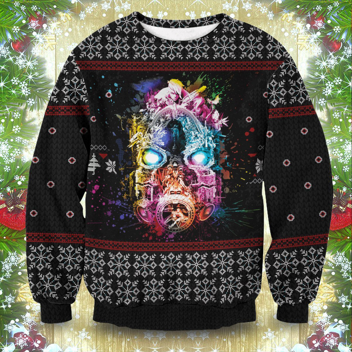 Borderlands Psycho Unisex Wool Sweater