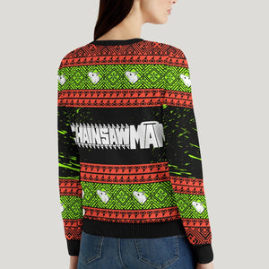 Chainsawman Xmas Unisex Wool Sweater