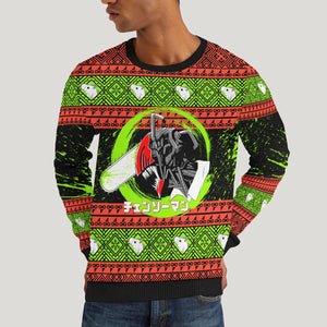 Chainsawman Xmas Unisex Wool Sweater