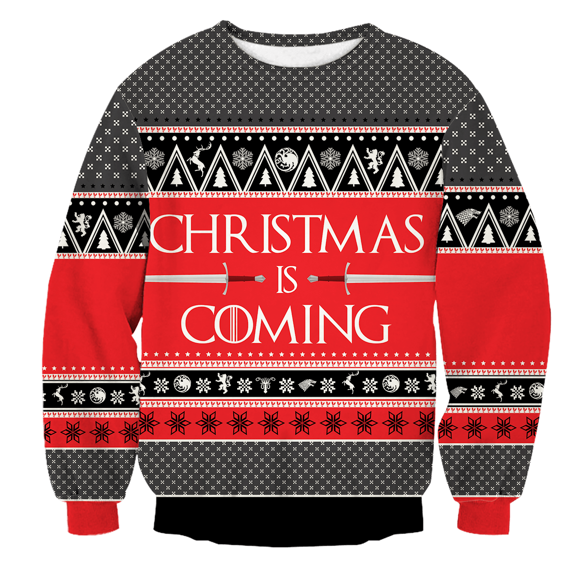 Christmas is Coming Unisex Wool Sweater