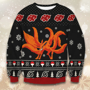 [Christmas Specials] Nine Tailed Christmas Unisex Wool Sweater