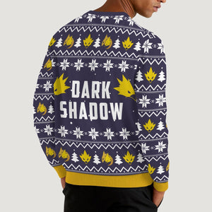 Dark Shadow Xmas Unisex Wool Sweater