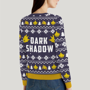 Dark Shadow Xmas Unisex Wool Sweater