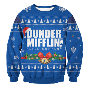 Dunder Mifflin Holiday Unisex Wool Sweater