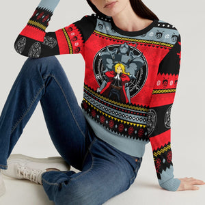 Full Metal Xmas Unisex Wool Sweater