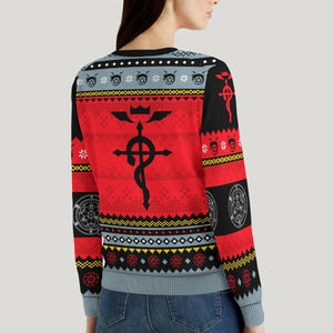 Full Metal Xmas Unisex Wool Sweater