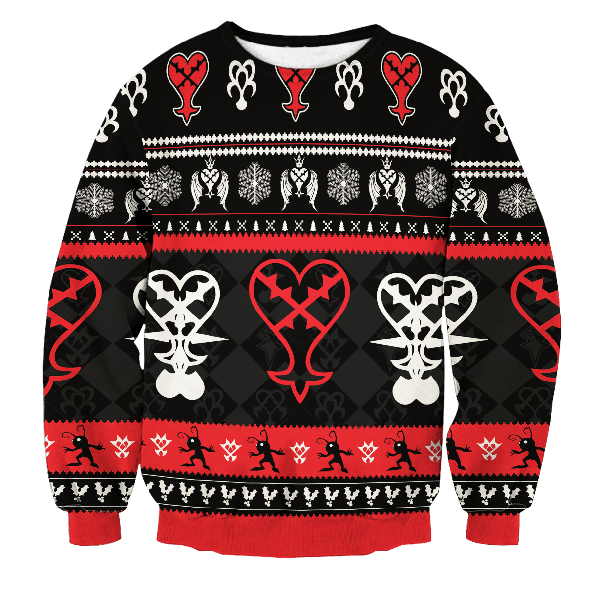 Heartless Christmas v2 Unisex Wool Sweater