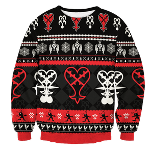 Heartless Christmas v2 Unisex Wool Sweater