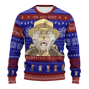 Jojo Xmas Coming Unisex Wool Sweater