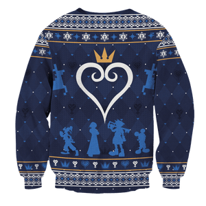 Kingdom Hearts Christmas Unisex Wool Sweater