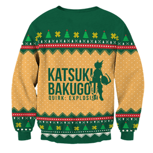 New Katsuki Boom Unisex Wool Sweater