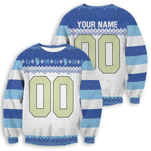 Personalized Kamomedai Christmas Unisex Wool Sweater