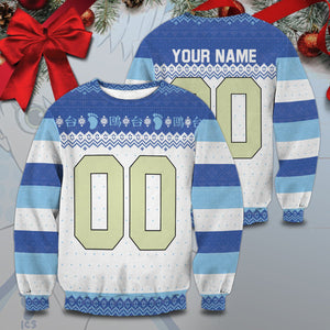 Personalized Kamomedai Christmas Unisex Wool Sweater