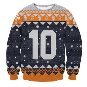 Personalized Karasuno Christmas Unisex Wool Sweater