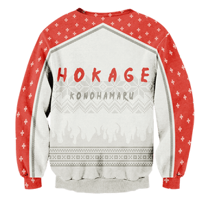 Personalized Konoha Hokage Unisex Wool Sweater