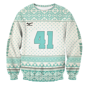 Personalized Team Aoba Johsai Christmas Unisex Wool Sweater