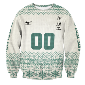 Personalized Team Datekou Christmas Unisex Wool Sweater