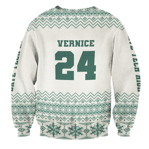 Personalized Team Datekou Christmas Unisex Wool Sweater