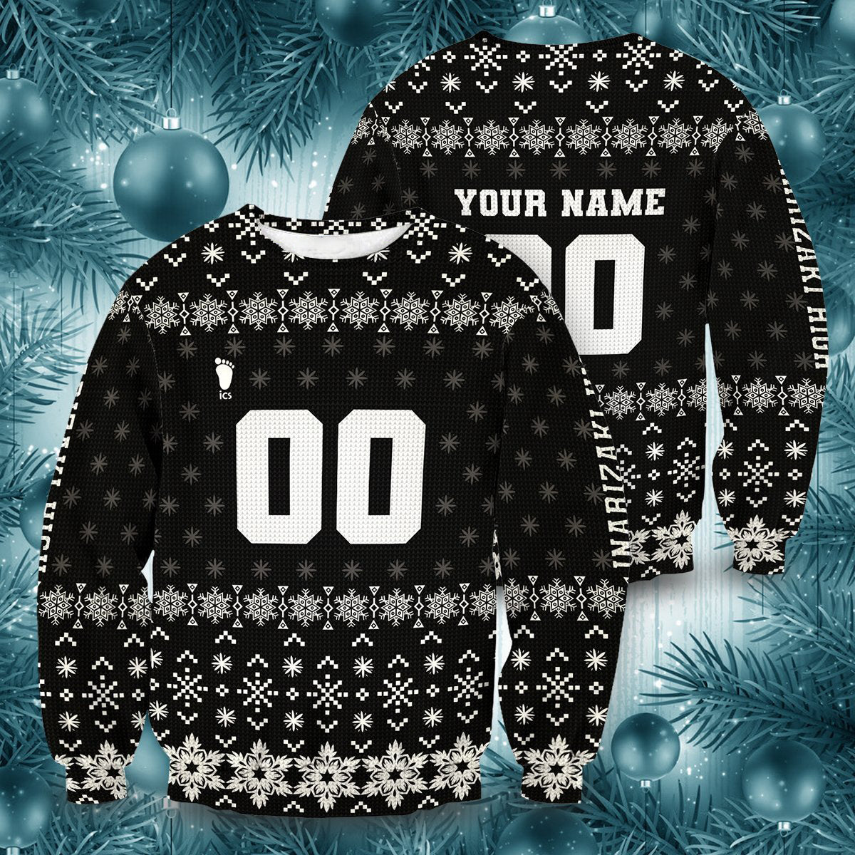 Personalized Team Inarizaki Christmas Unisex Wool Sweater