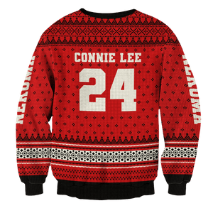 Personalized Team Nekoma Christmas Unisex Wool Sweater