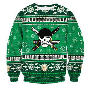 Pirate Zoro Unisex Wool Sweater