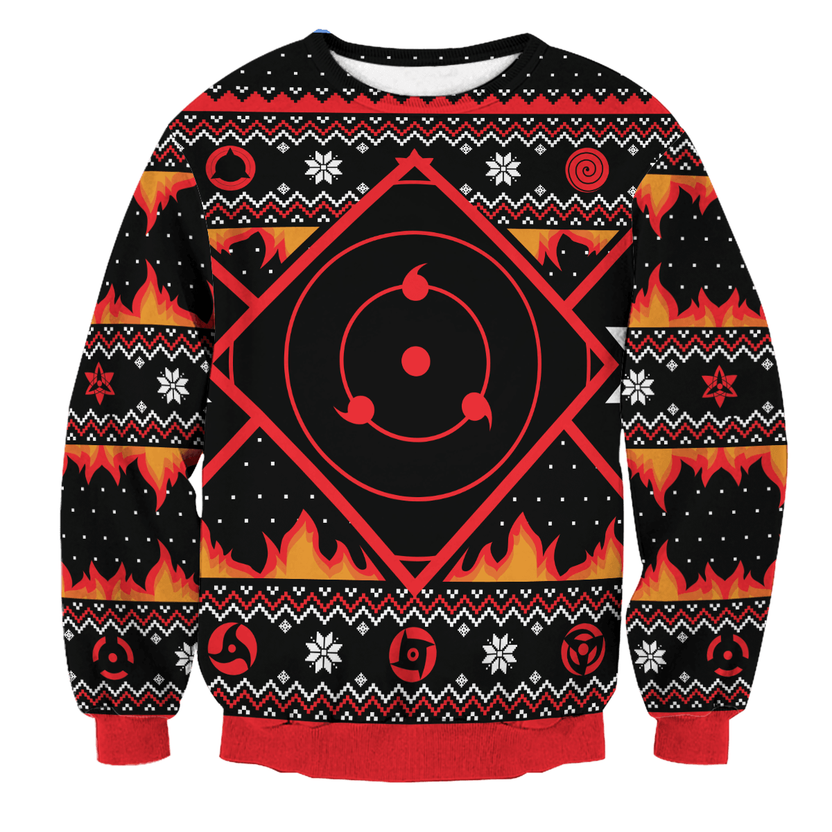 Uchiha Kekkei Genkai Unisex Wool Sweater