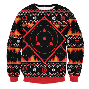 Uchiha Kekkei Genkai Unisex Wool Sweater