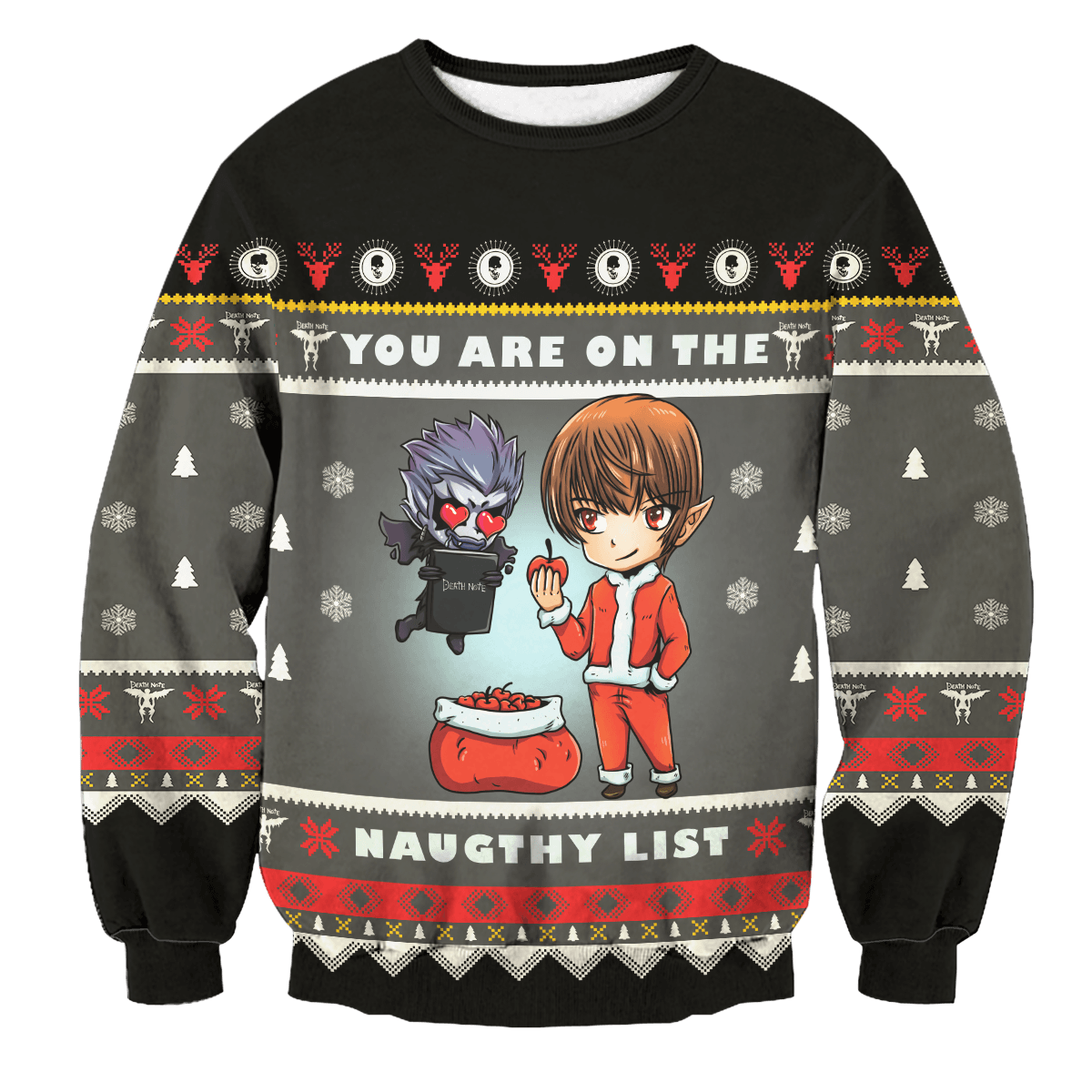 Yagami Naughty List Unisex Wool Sweater