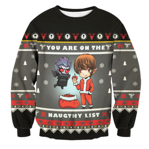 Yagami Naughty List Unisex Wool Sweater