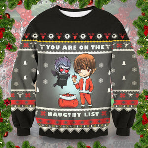 Yagami Naughty List Unisex Wool Sweater