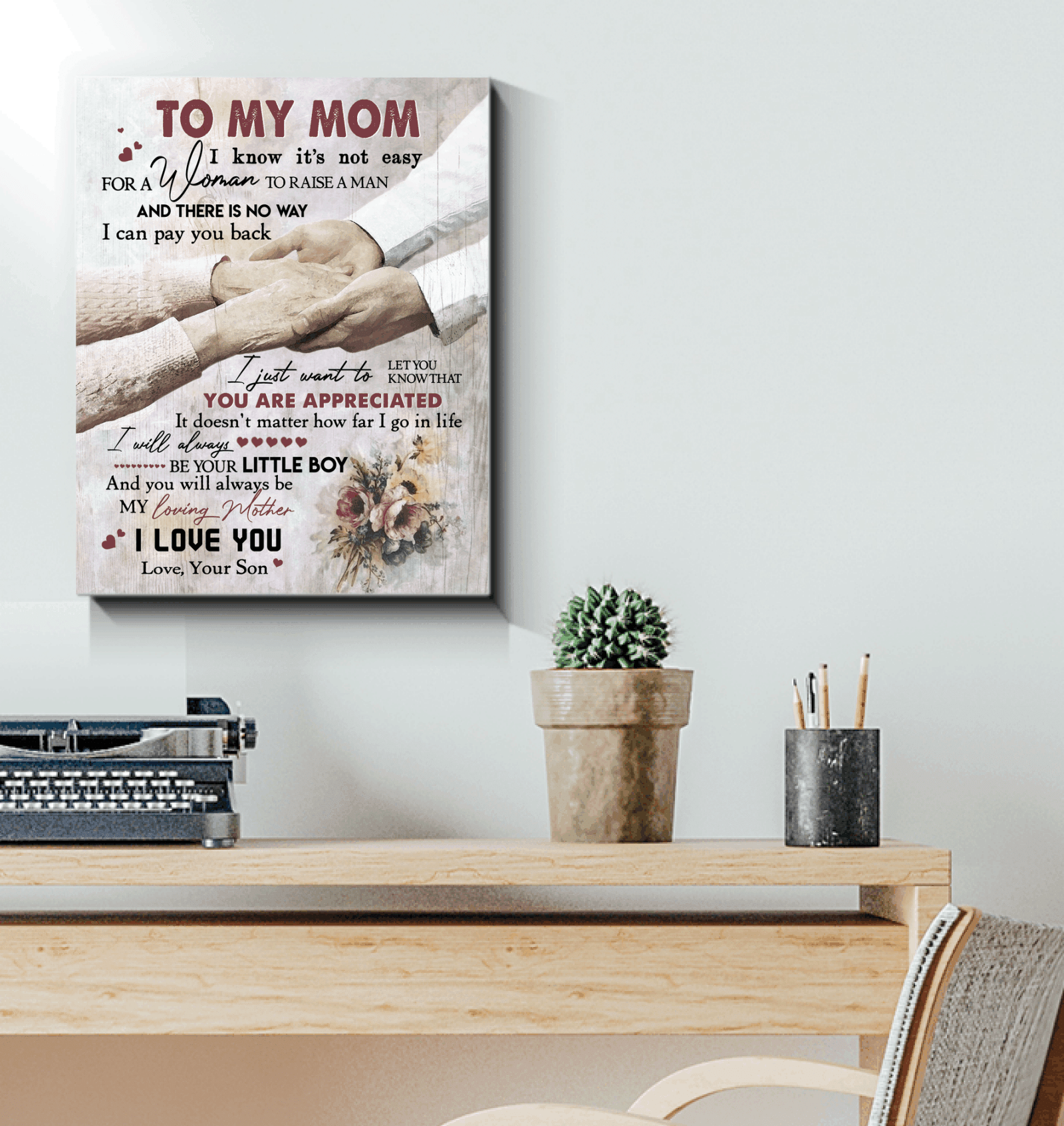 To My Mom You Are Appreciated - Gift For Mom - Canvas Prints