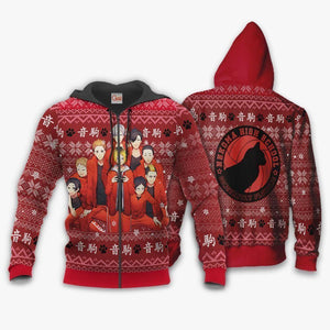 Nekoma High Ugly Christmas Sweater Haikyuu Anime Xmas Shirt