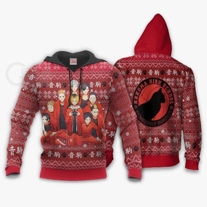 Nekoma High Ugly Christmas Sweater Haikyuu Anime Xmas Shirt